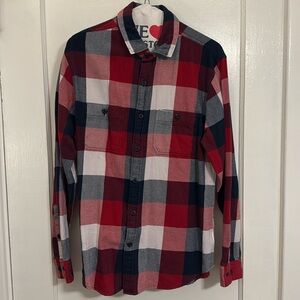 Express flannel button down shirt